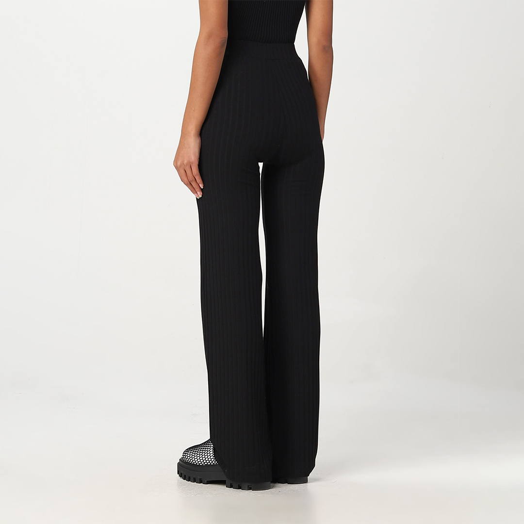 Elongated Rib  Pants Ck Black / L