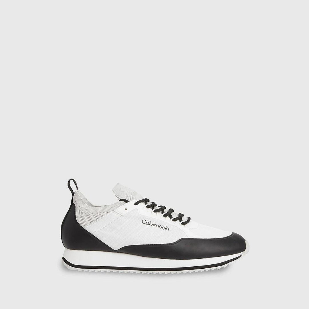 Low Top Lace Up Nylon White/Black / 42