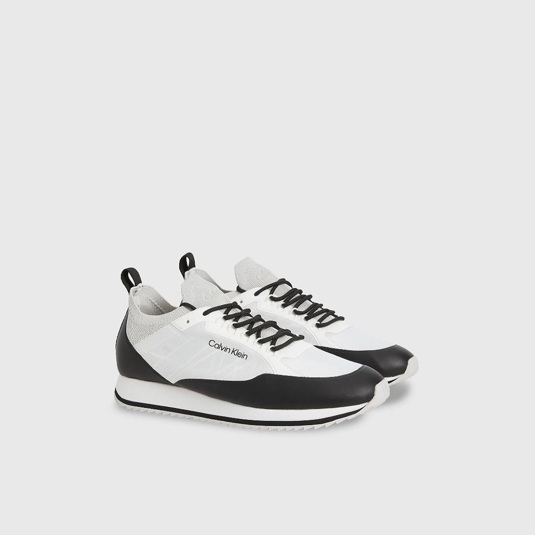 Low Top Lace Up Nylon White/Black / 42