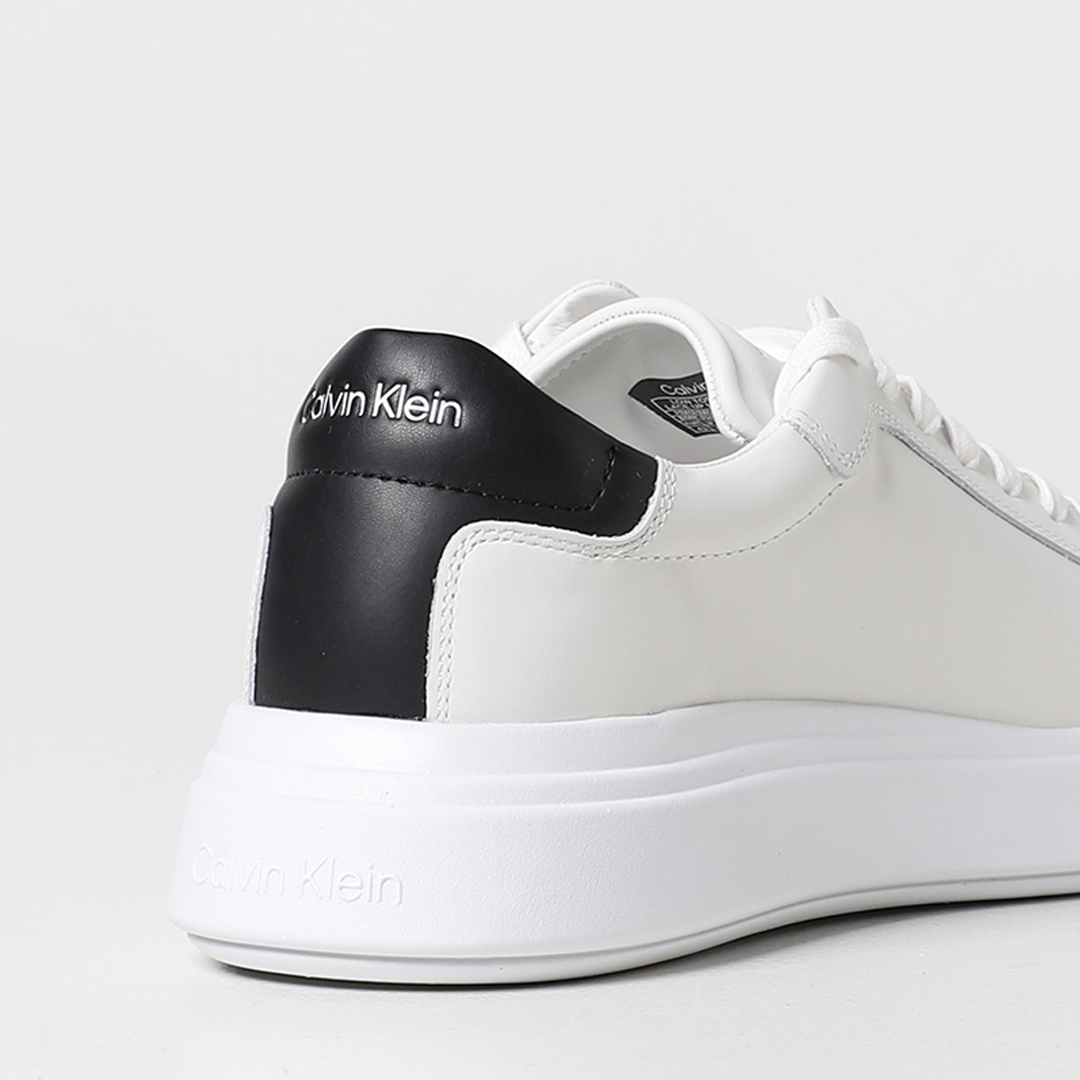 Low Top Lace Up Lth White/Black / 42