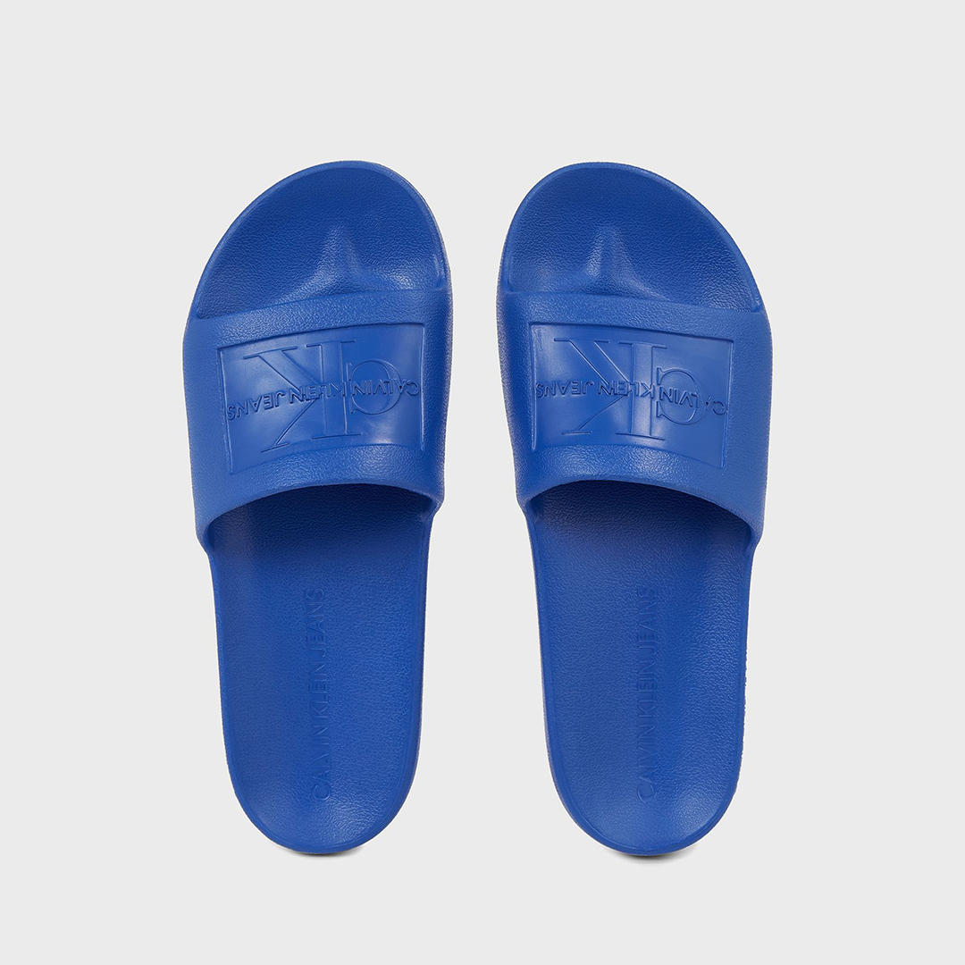 Slide Monogram Debossed Eva Rich Navy / 42