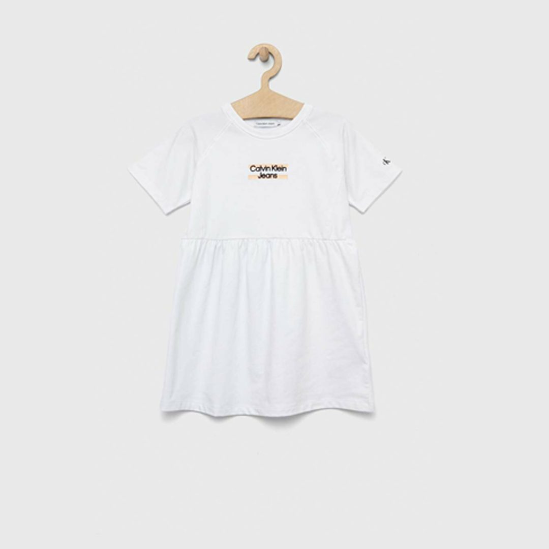 Hero Logo Ss T-Shirt Dress Bright White / 10