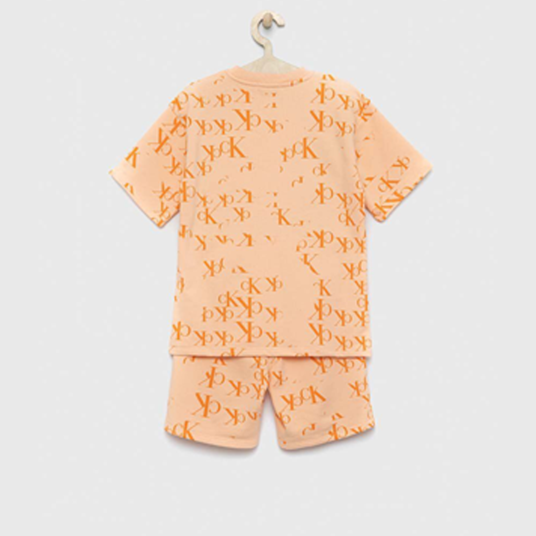 Aop Monogram Shorts Set Monogram Aop Cantaloupe / 10