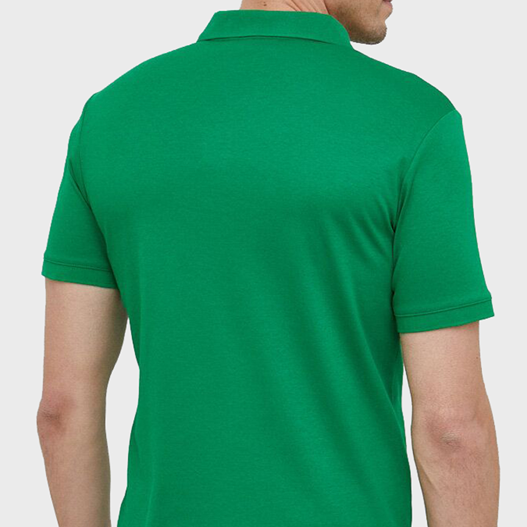 Mooth Cotton  Slim Polo Celtic Shamrock / L