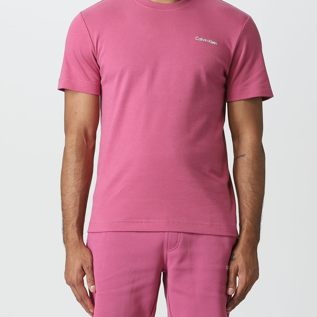 Micro Logo Interlock T-Shirt Pale Fuchsia / L