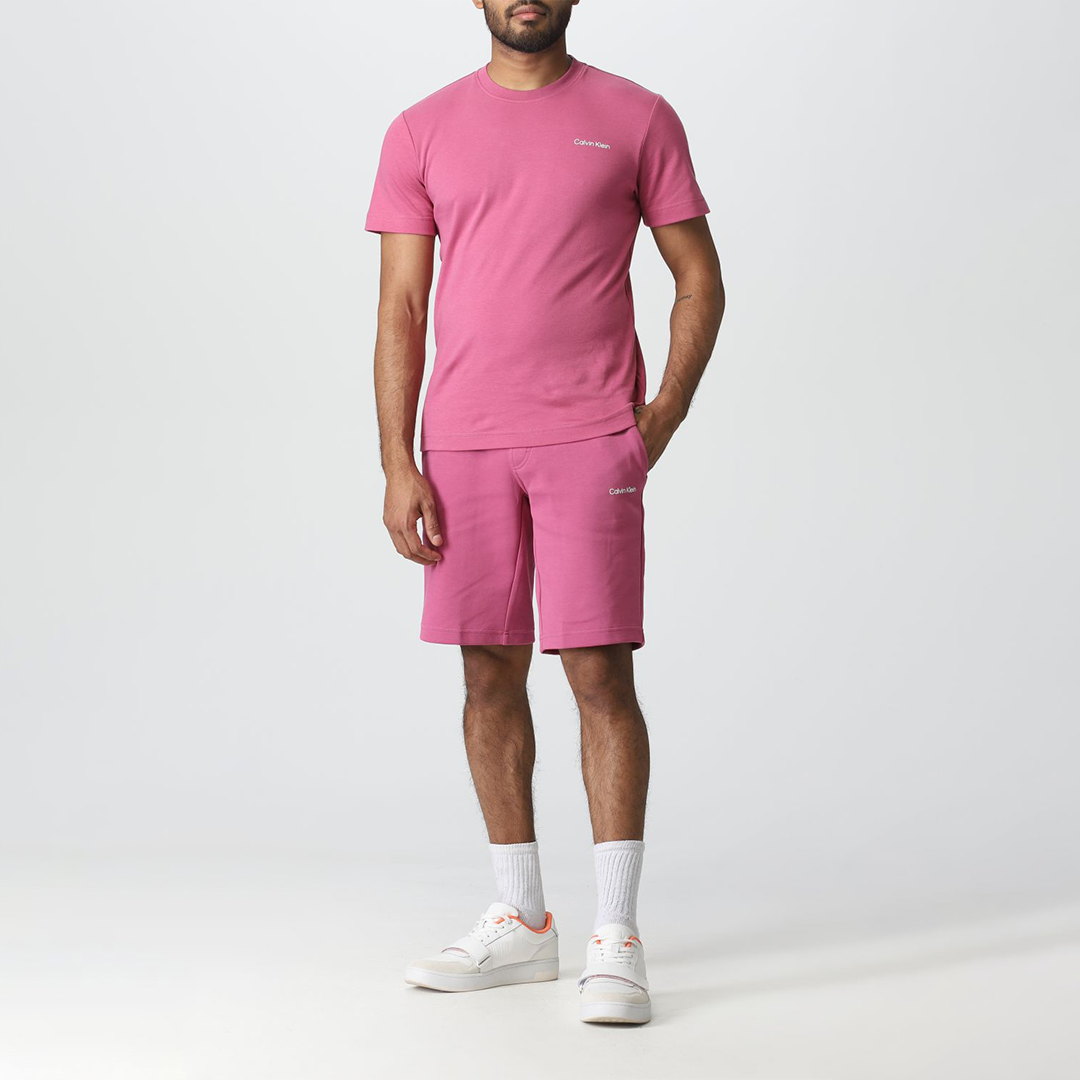 Micro Logo Interlock T-Shirt Pale Fuchsia / L