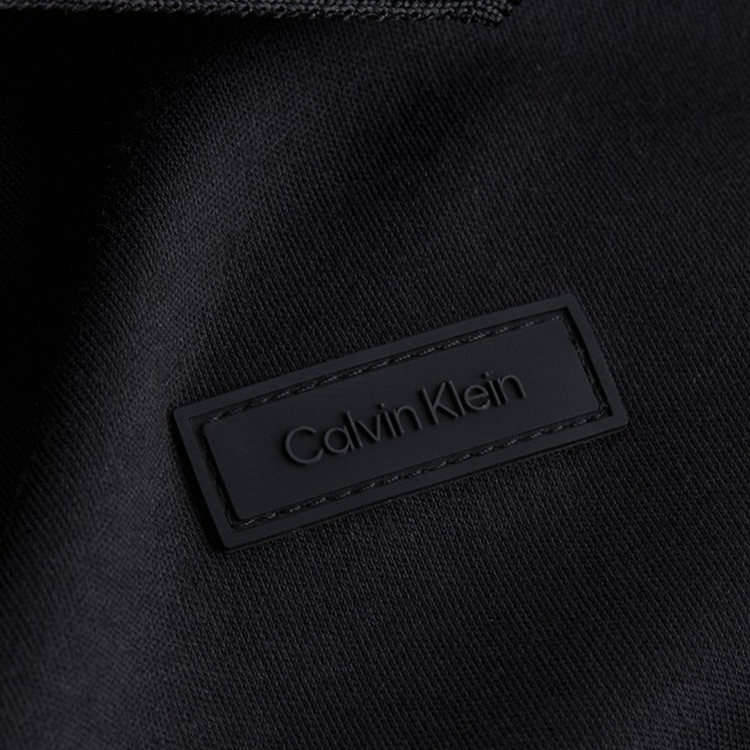 Smooth Cotton Open Placket Polo Ck Black / L