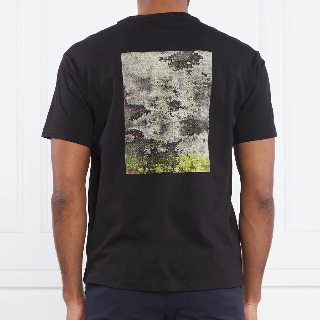 Elementa Photo Back Print Tee Ck Black / L