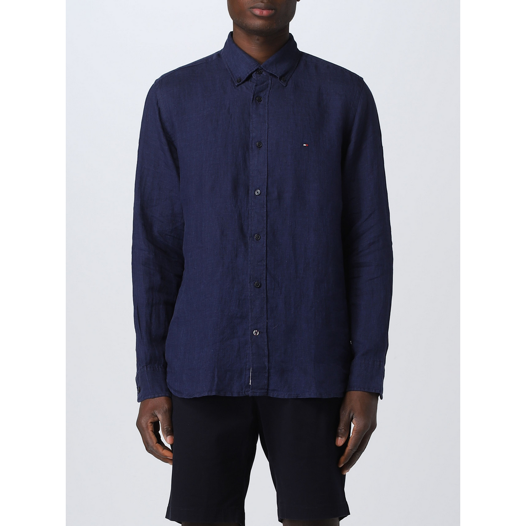 Igment Dyed Li Solid Rf Shirt Carbon Navy / L