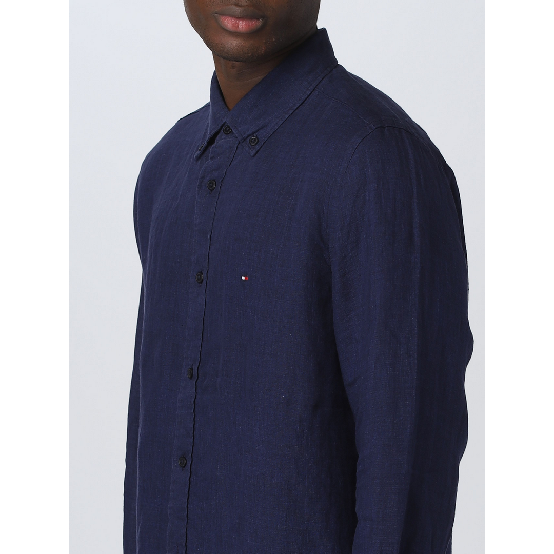 Igment Dyed Li Solid Rf Shirt Carbon Navy / L