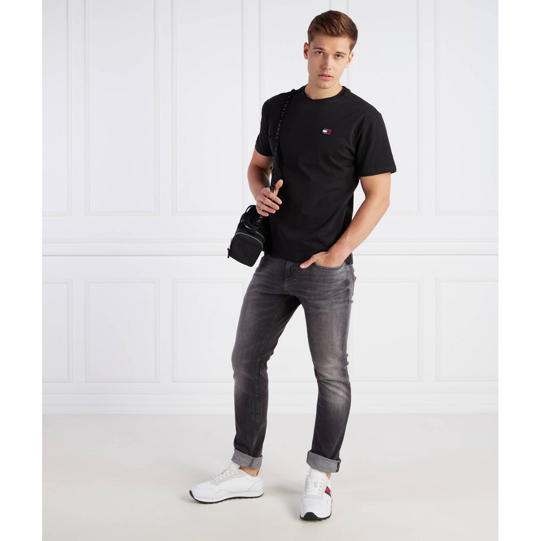 Jm Clsc Tommy Xs Badge Tee BLACK / L