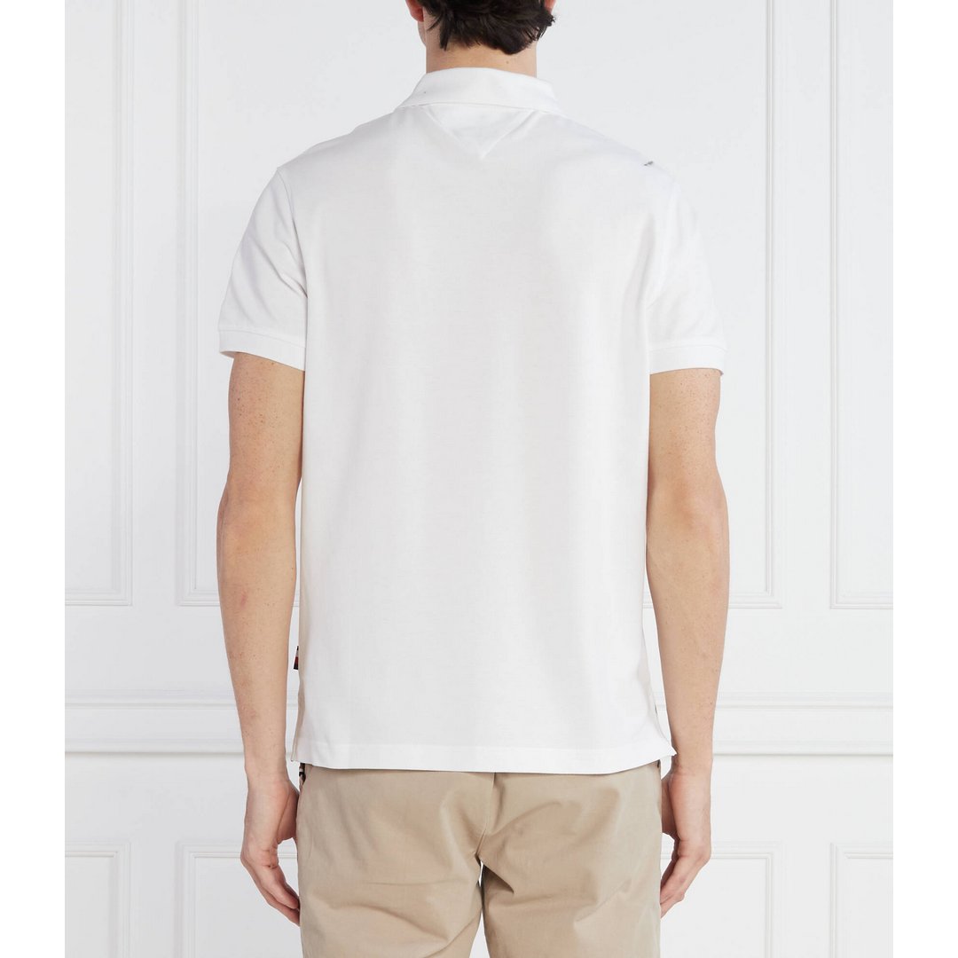 Lag Under Placket Reg Polo WHITE / L