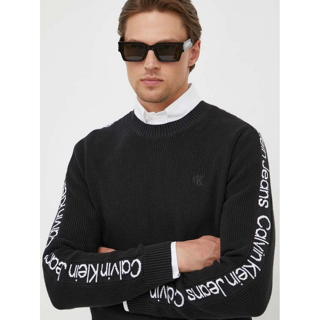 Ogo Tape Cn Sweater CK BLACK / L