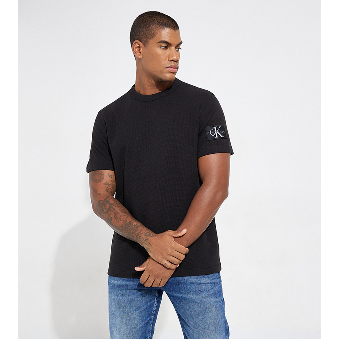 Adge Waffle Tee CK BLACK / L