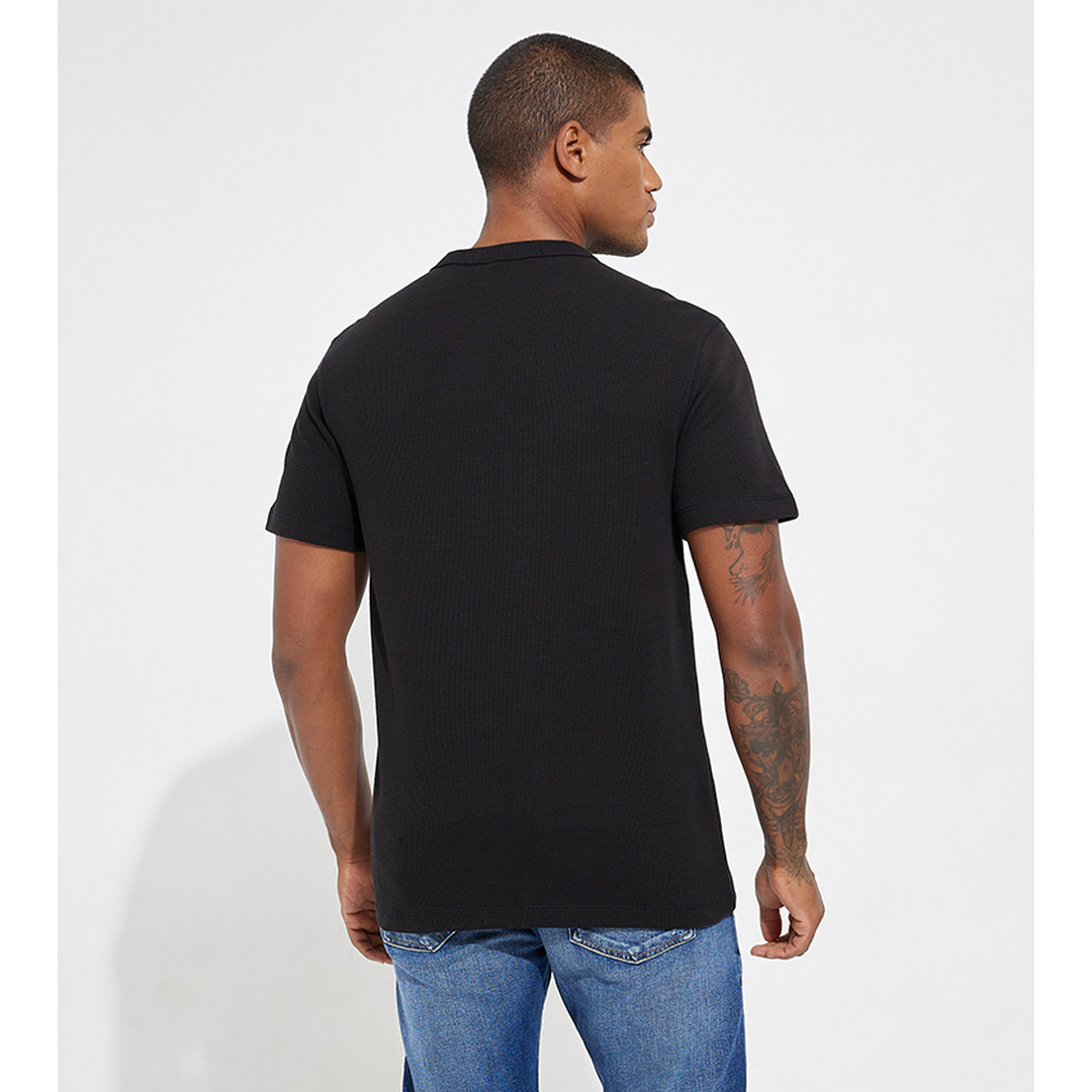 Adge Waffle Tee CK BLACK / L