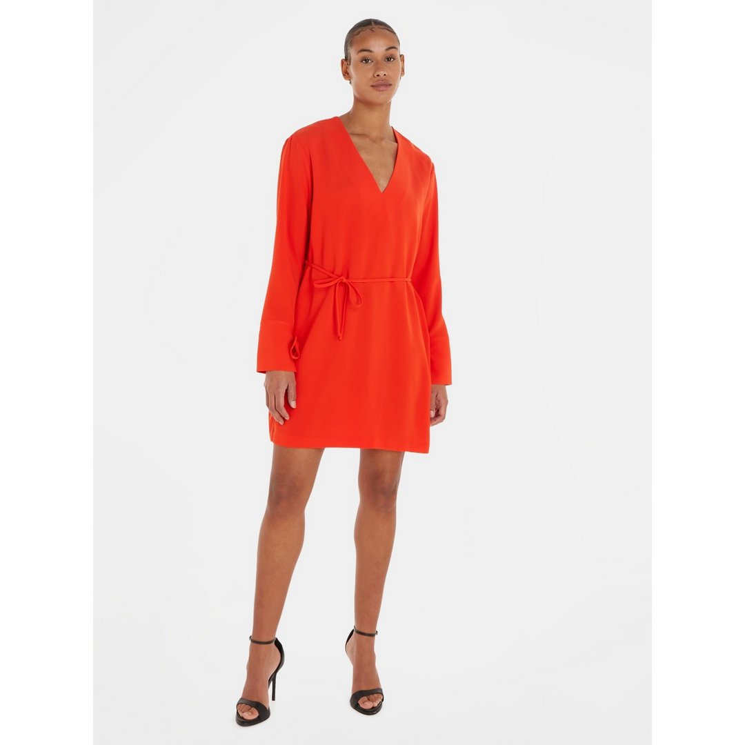 Tructure Twill Ls Dress Poinciana / 36