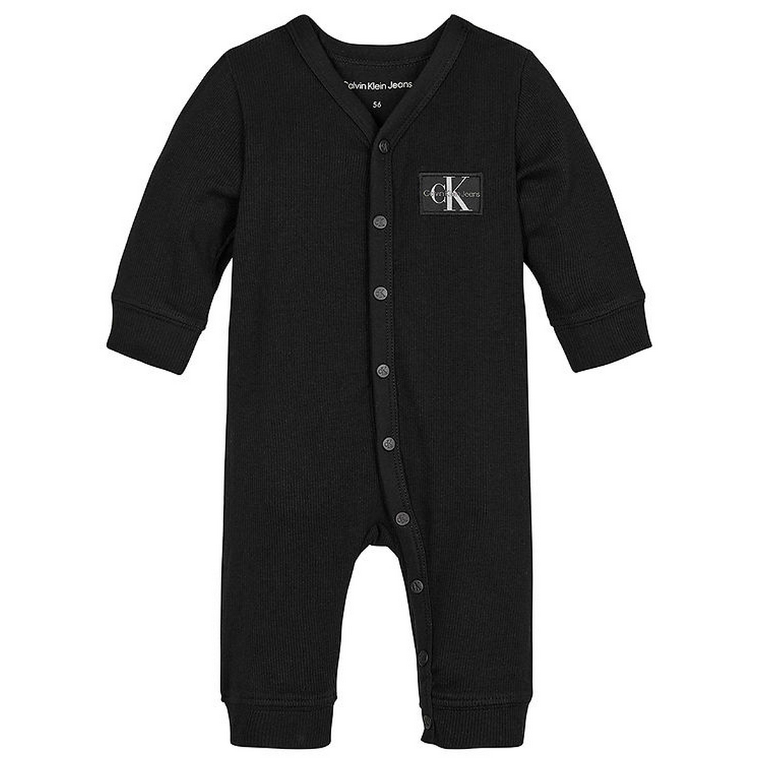 Onogram Rib Bodysuit CK BLACK / 80