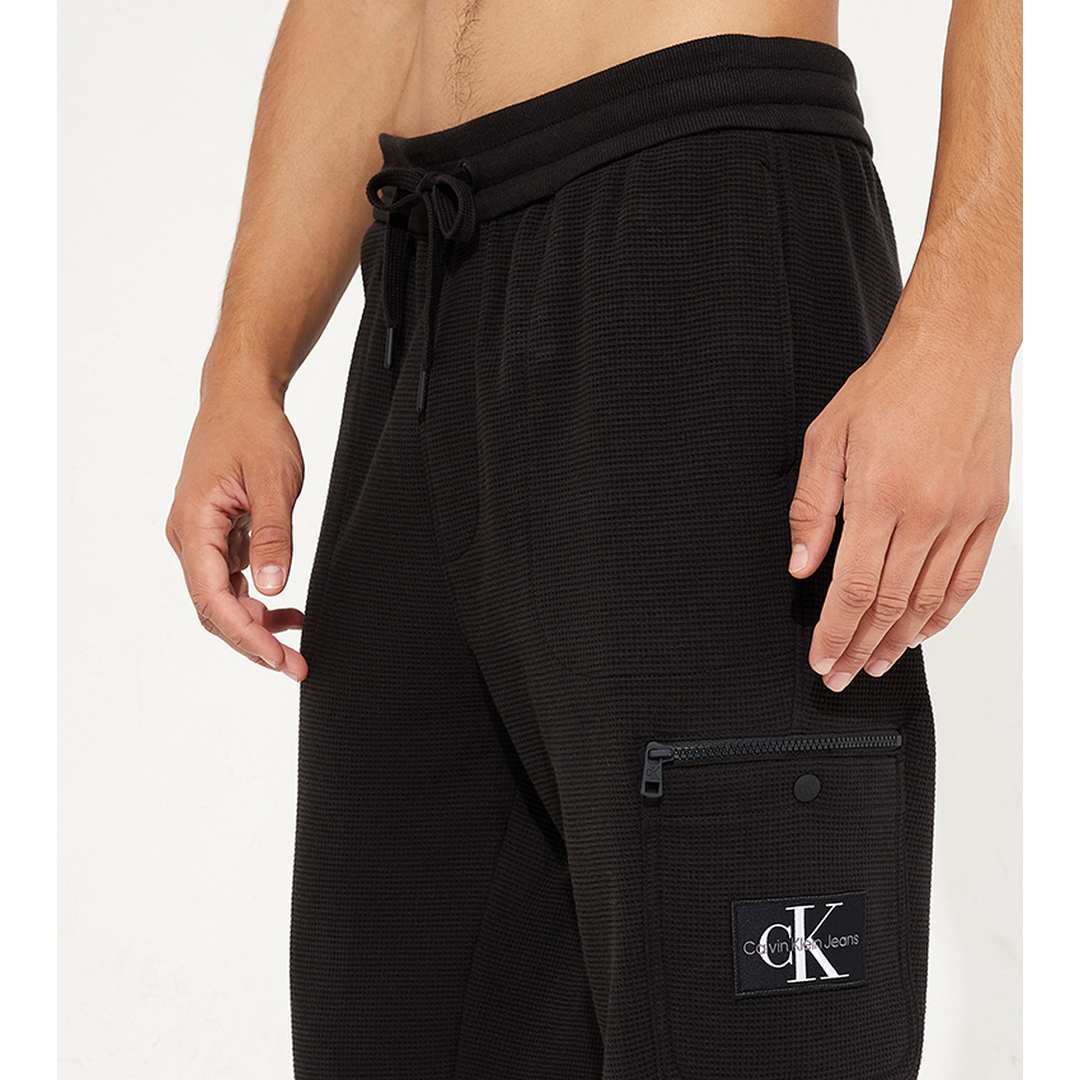 Adge Waffle Hwk Pant CK BLACK / L