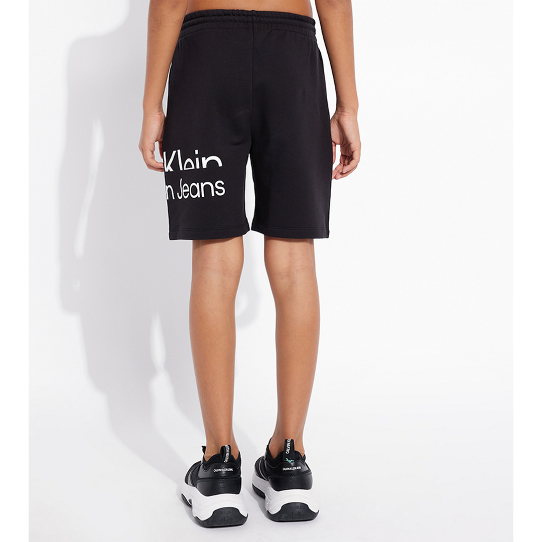 Lown-Up Logo Jogger Shorts CK BLACK / 8