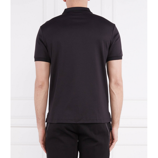 Mooth Cotton Welt Zip Polo CK BLACK / L