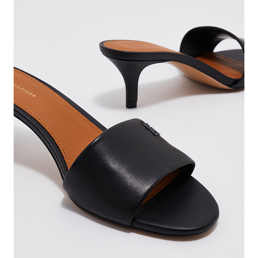 H Elevated Mid Heel Sandal BLACK / 36