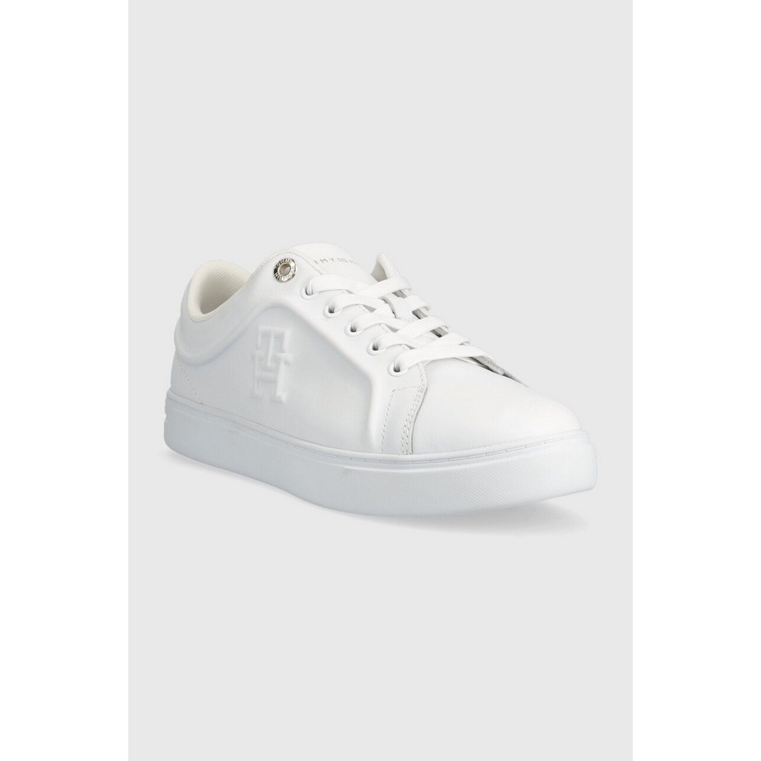 Asual Leather Cupsole Sneaker WHITE / 36