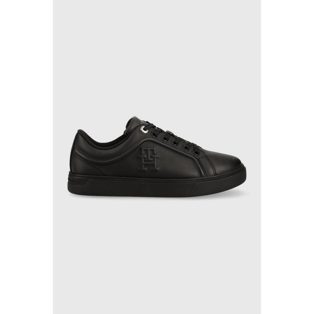 Asual Leather Cupsole Sneaker Triple Black / 36