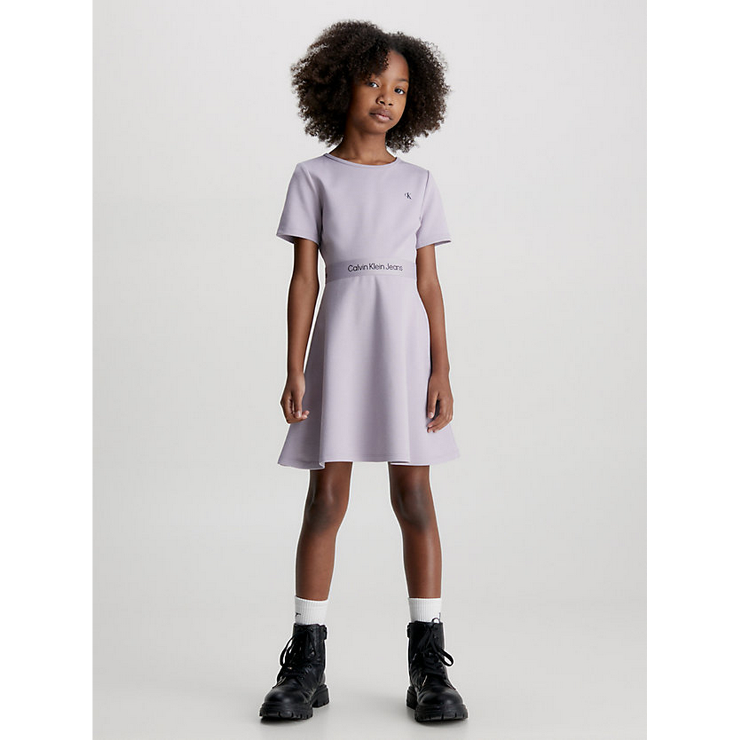 Unto Tape Ss Dress Lavender Aura / 10