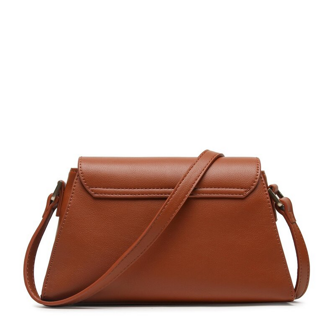 Aily Dressed Crossbody W/Flap Cognac / OS