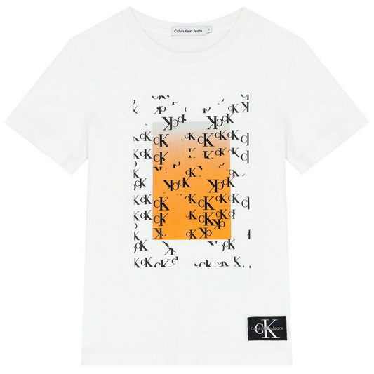 Raphic Monogram Flare T-Shirt BRIGHT WHITE / 10