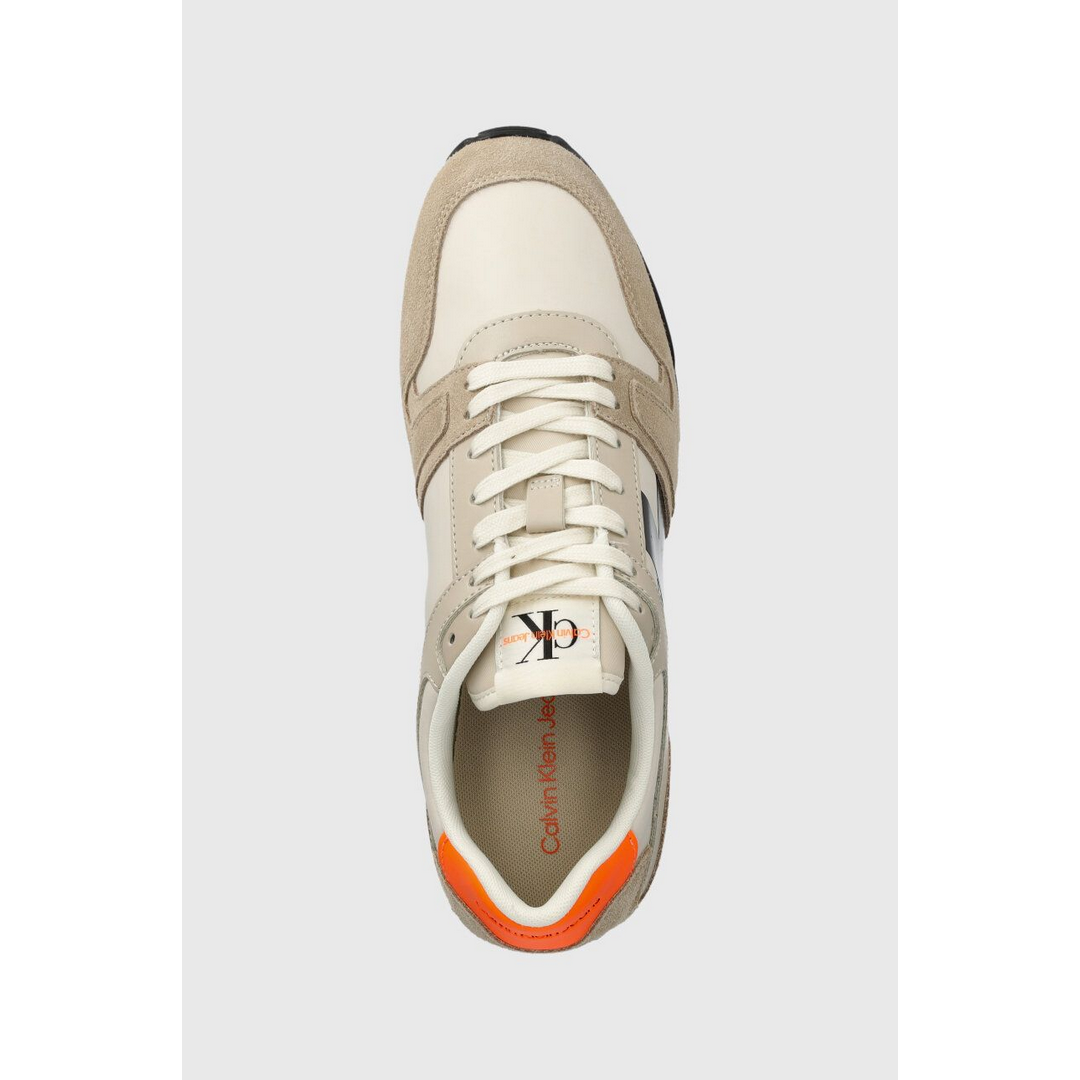 Oothy Run Laceup Low Lth Mix Eggshell/Travertine/Creamy White / 42