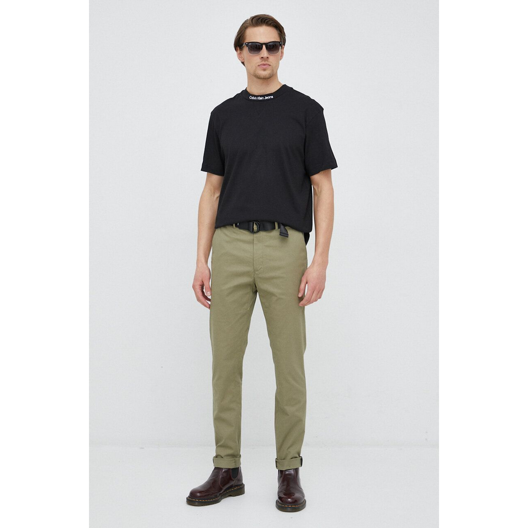 Modern Twill Slim Chino Delta Green / 3236