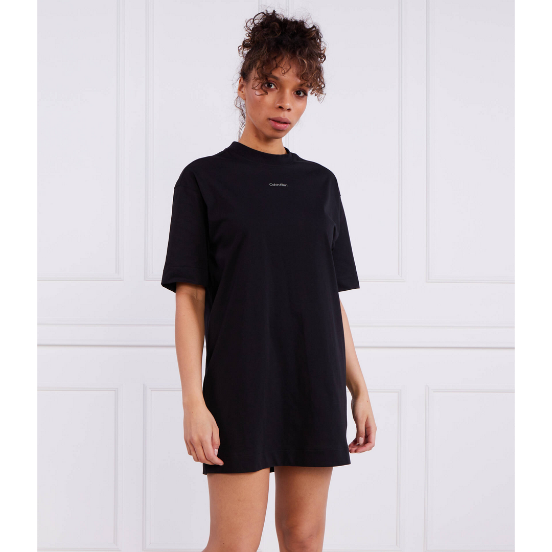 Pw - Relaxed Fit T-Shirt Dress Black Beauty / S