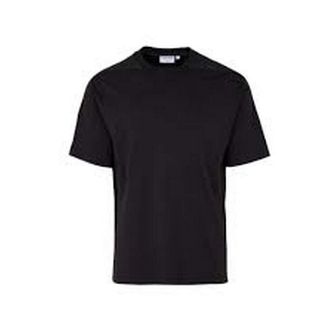 Tonal Debossed Logo Tape T-Shirt CK BLACK / L