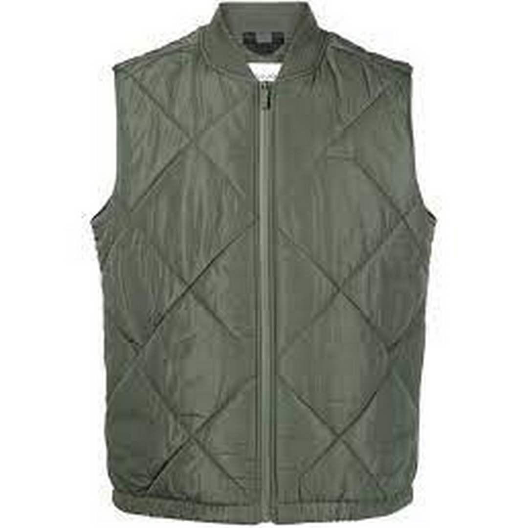 Signature Quilt Vest Ghost Gray / L