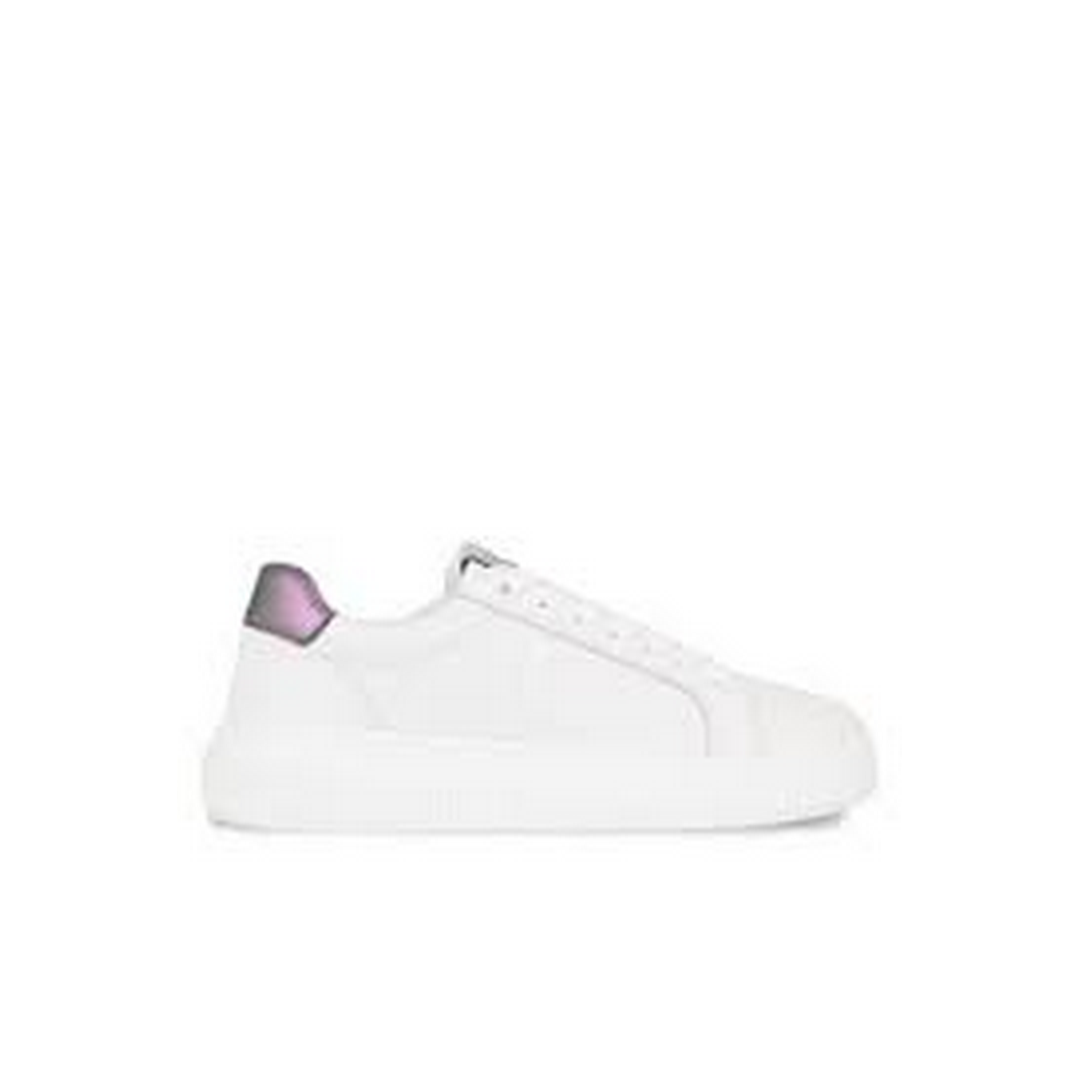 Chunky Cupsole Laceup Lth Wn Bright White/Amethyst / 41