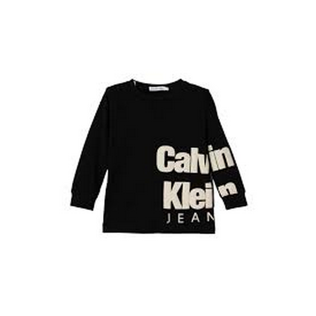 Blown-Up Logo L/S T-Shirt CK BLACK / 10