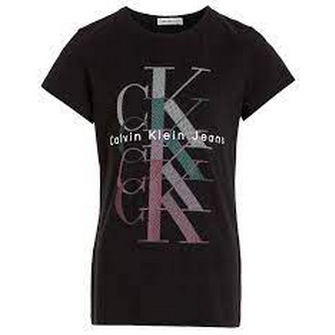 Monogram Repeat Slim Ss T-Shirt CK BLACK / 10