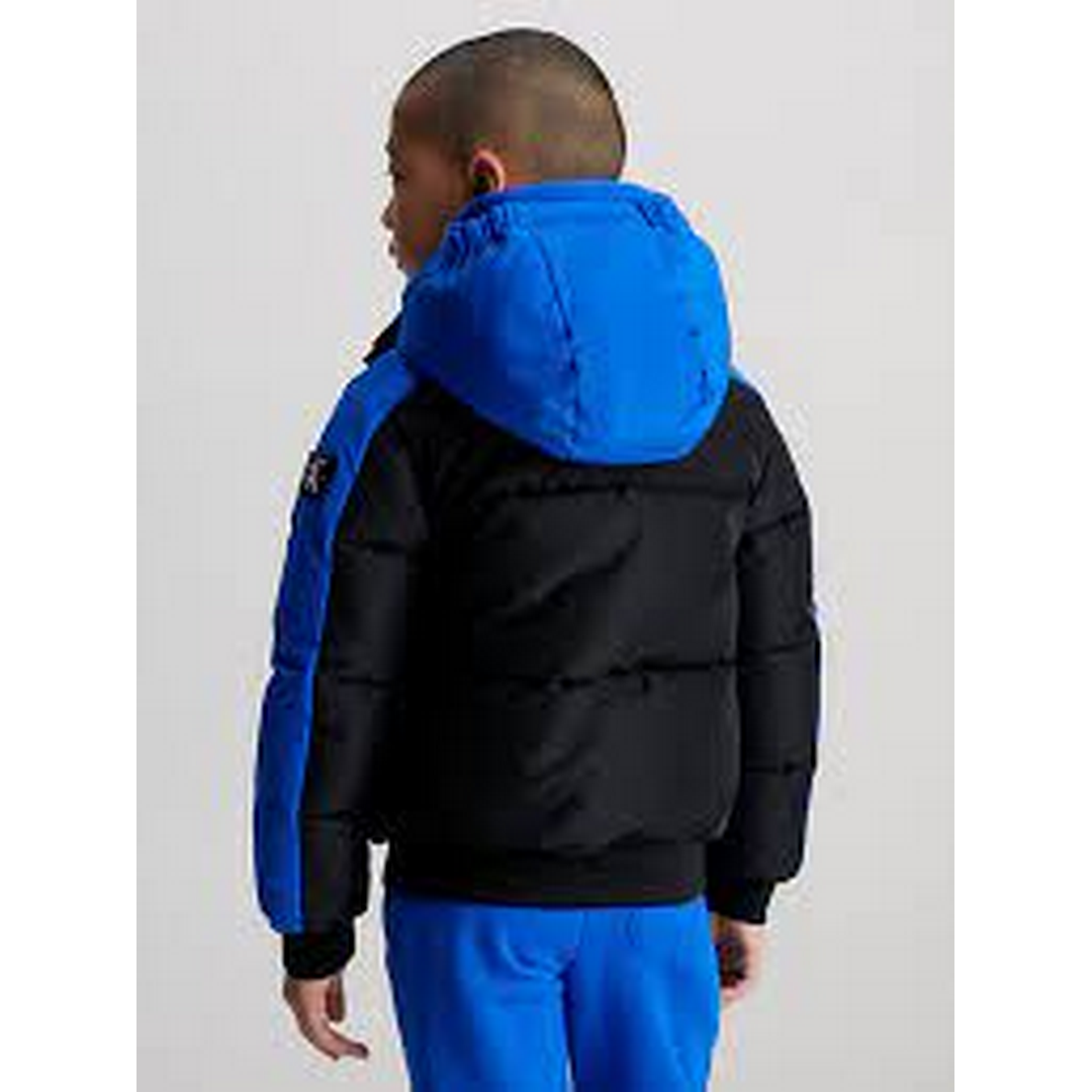 Color Block Puffer Jacket KETTLE BLUE / 10