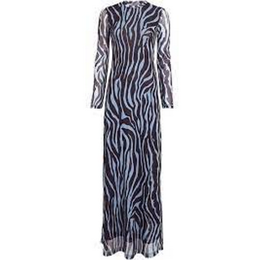 Tjw Zebra Maxi Knit Dress Zebra Aop / L