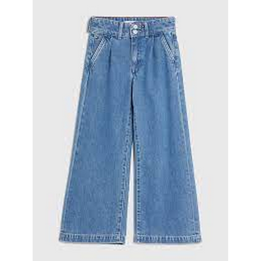 Wide Pleated Denim Pant Rivendelblue / 10