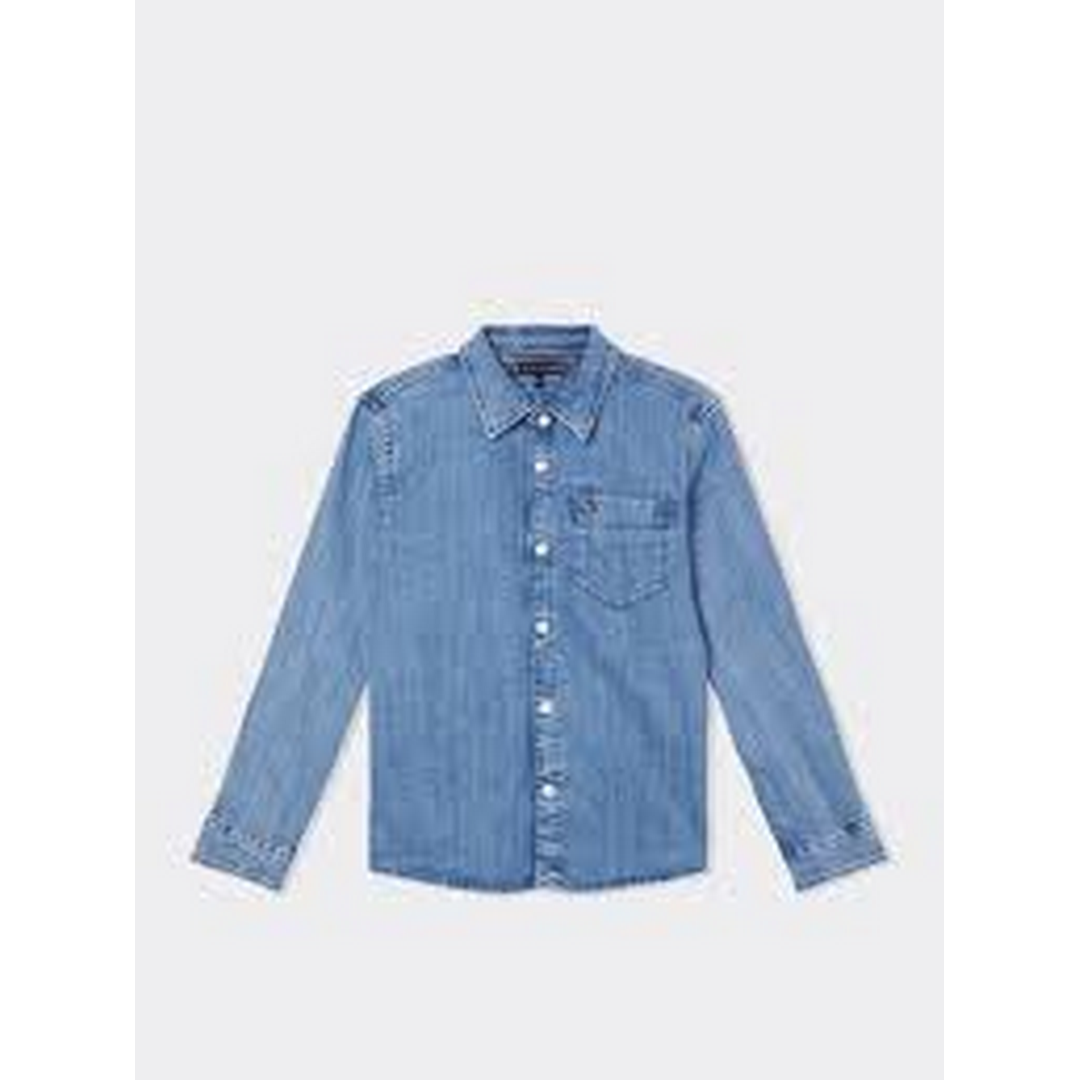 Denim Stretch Shirt L/S Denim / 10