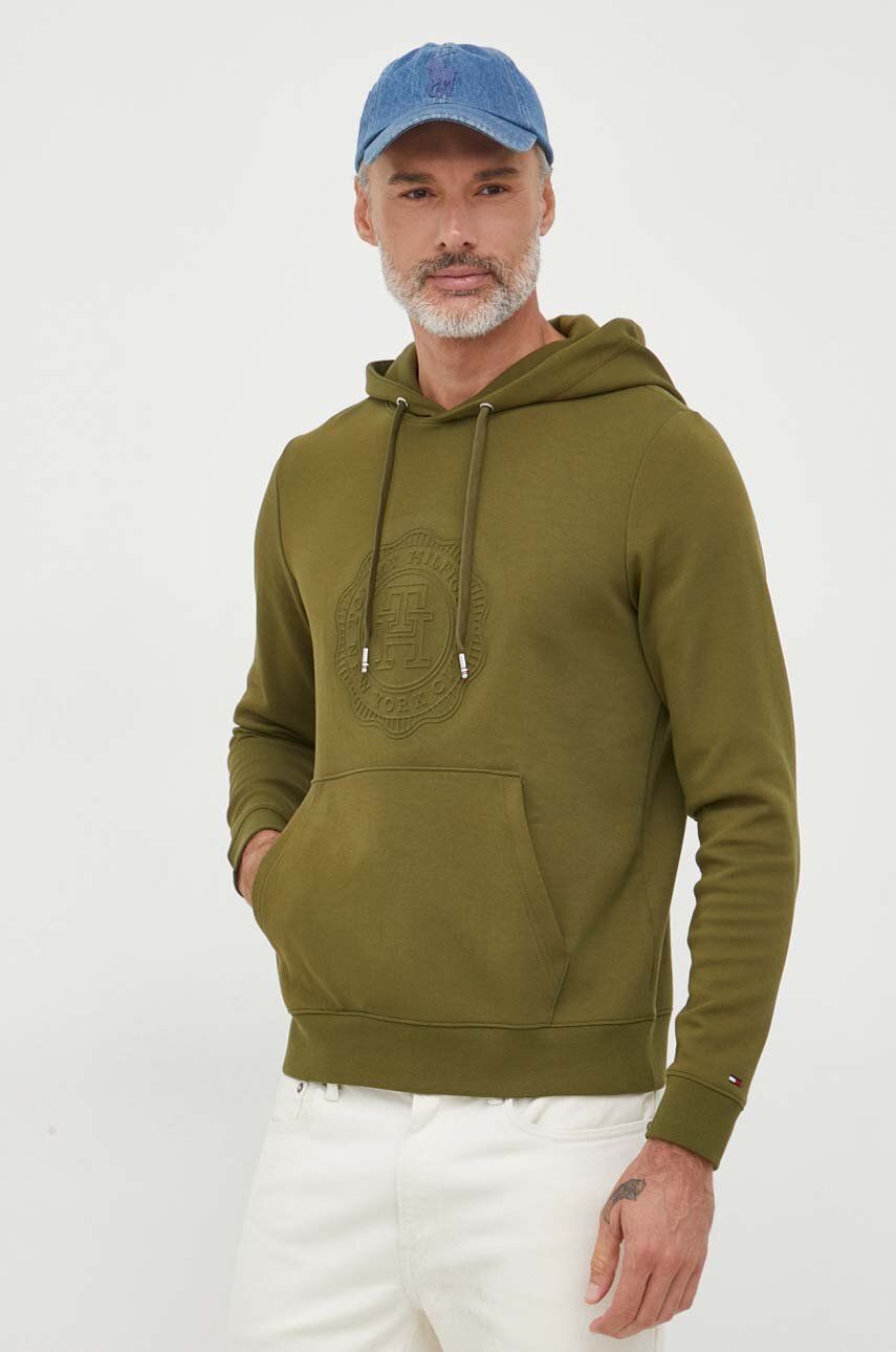 Lux Stamp Embossed Hoody Putting Green / L