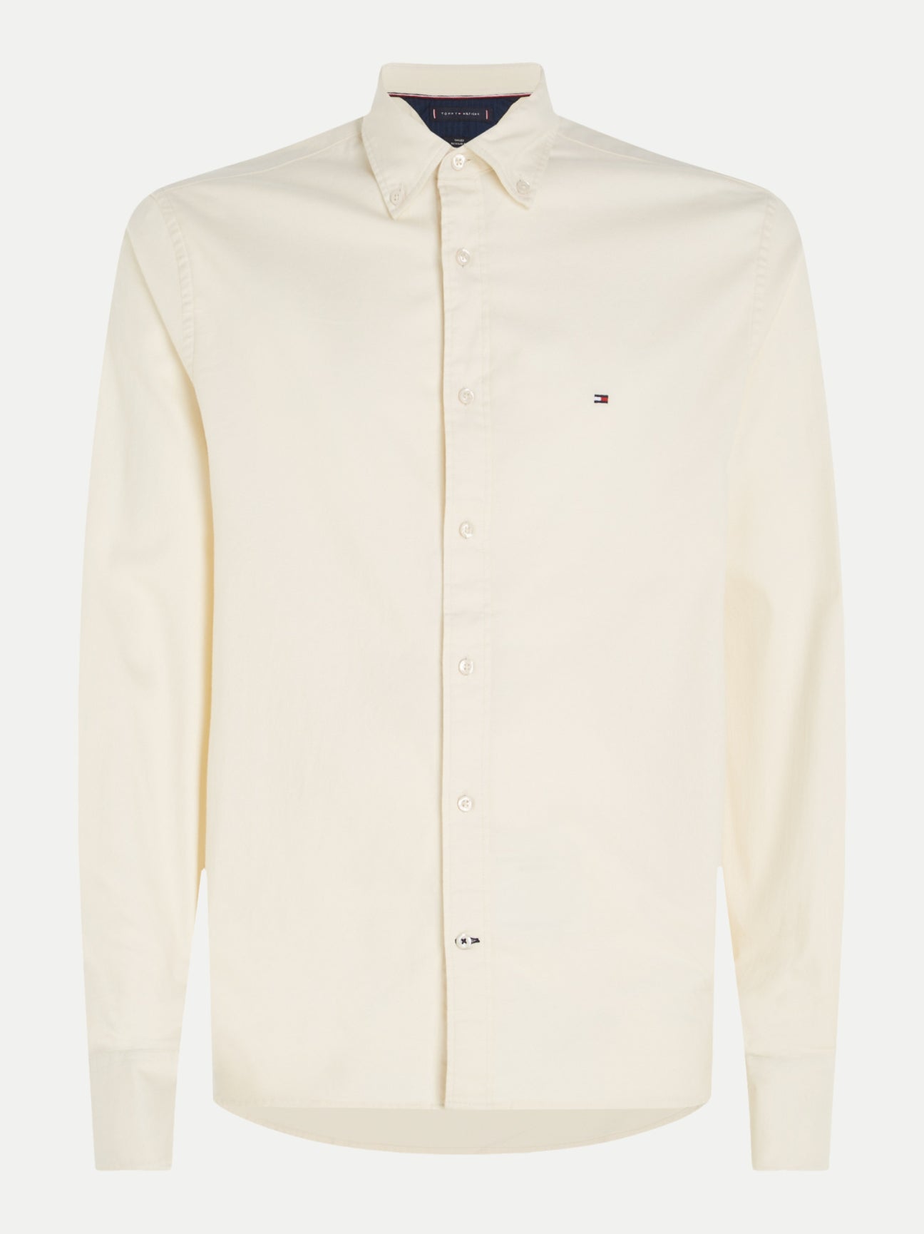 Flex Brushed Twill Rf Shirt Ecru / L