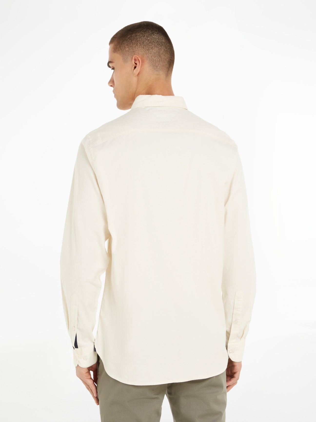 Flex Brushed Twill Rf Shirt Ecru / L