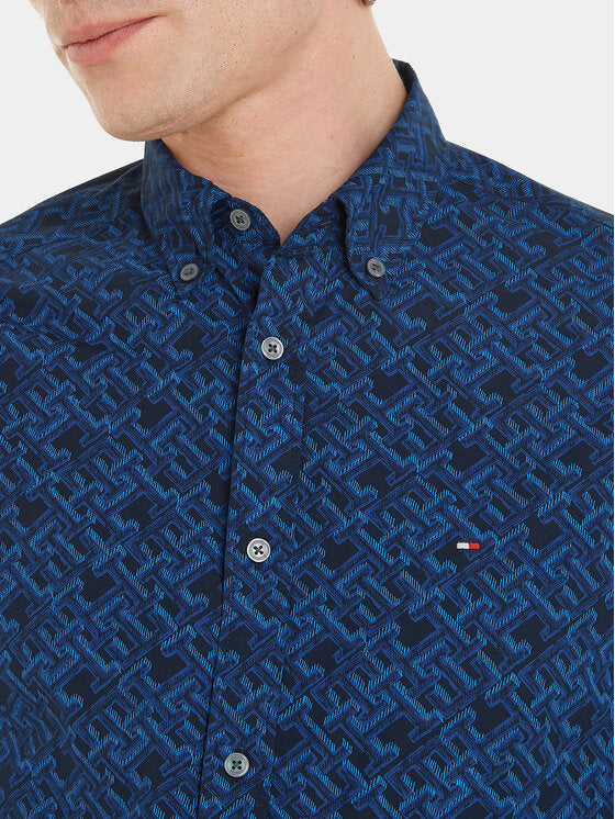 Monogram Print Sf Shirt Desert Sky / Multi / L