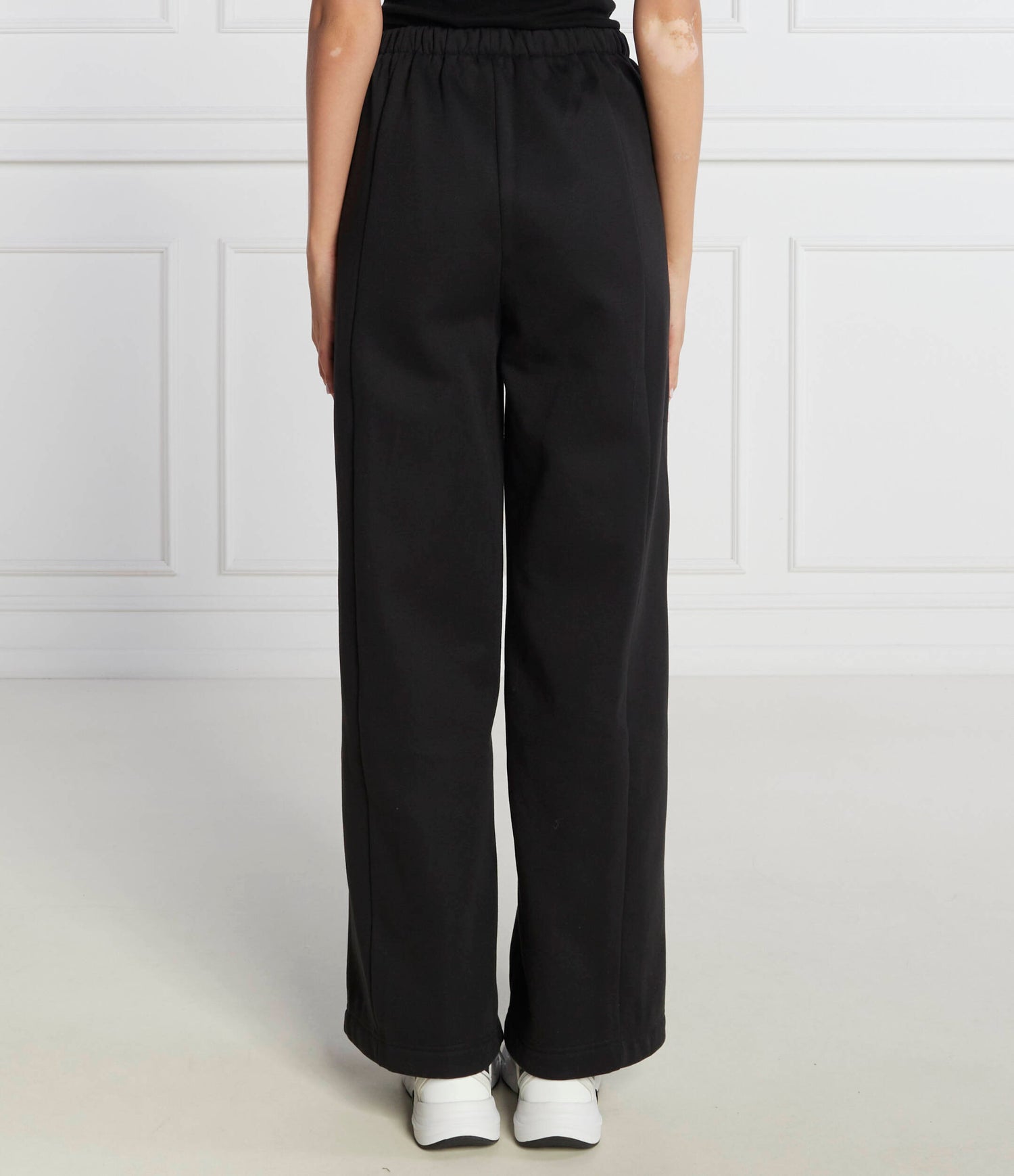 Tape Wide Leg Jog Pant Ck Black / L