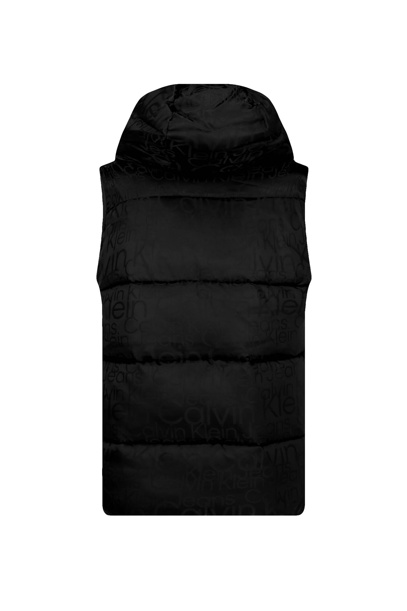 Debossed Logo Aop Padded Vest Ck Black / 10