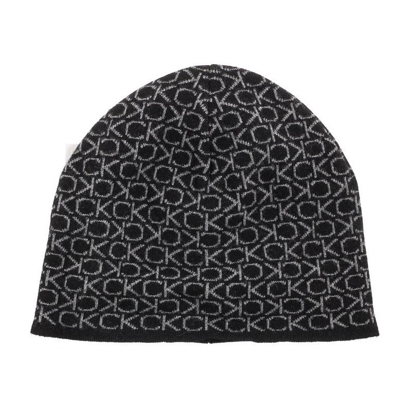 Ck Monogram Wool No Fold Beanie Ck Black / OS