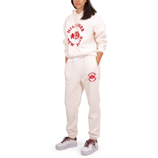 Varsity Flock Sweatp/ Pkh/ L Ancient White / L